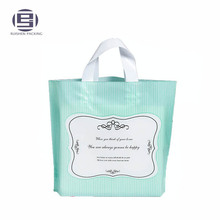 PE Plastic Loop Handle Bag, Soft Loop Handle Plastic Bag, Plastic Clip Loop Handle Bag